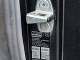 a close up of a door handle on a car