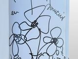a picture of a book with a drawing on it