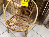 a chair that has a price tag on it