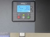 a picture of a control panel with a clock on it