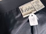 a close up of a person ' s pants with a label on it