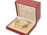 cartier 18k yellow gold wedding band in box