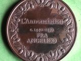 an old bronze coin with the name of the city of san francisco on it