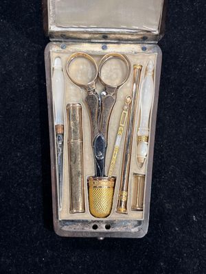 a box with a bunch of different items in it