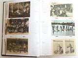 a book with pictures of people on the pages