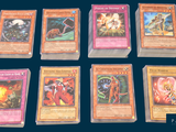 a lot of cards that are sitting on a table
