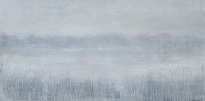 Hervé THIBAULT (né en 1944) Brouillard sur l'étang