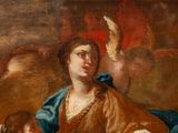 an image of a painting of a woman holding a child
