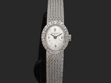 a lady ' s diamond set wrist watch