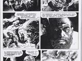 a black and white comic strip of a man with a beard