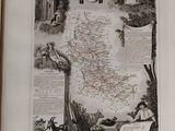 a picture of a book with a map on it