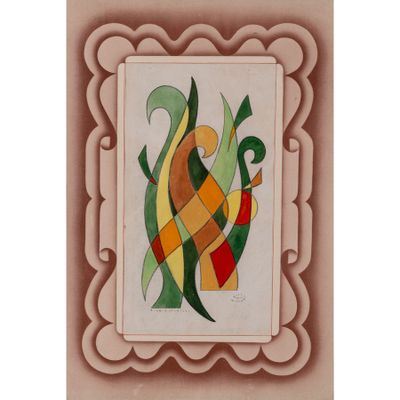 Fleur futuriste" [Composition].