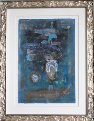 Nissan ENGEL (1931-2016) Composition bleu