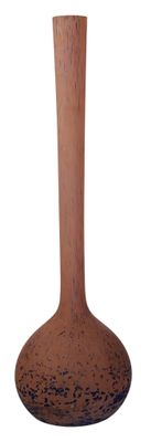 DELATTE, début XXème - VASE berluze en verre soufflé marmoré…