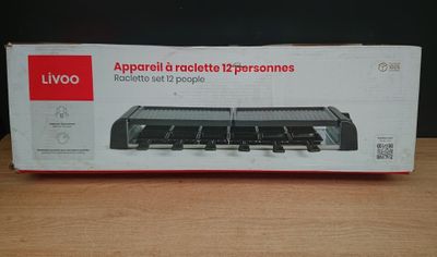 Appareil à raclette LIVOO DOC185 12 personnes - 1800 W -Gril…