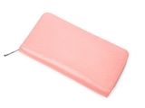 Portefeuille à fermeture éclair en cuir Epi rose de Louis Vuitton