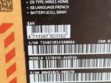 a close up of the back of a box with a barcode on it