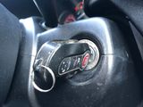 a close up of a steering knob in a car