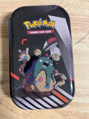pokemon trading card game tin case