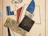 une image d'une œuvre d'art reproduite sur une feuille de papier