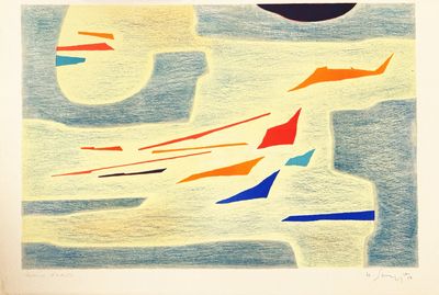 Gustave SINGIER (1909-1984), "Provence-vent-Lumière", lithog…