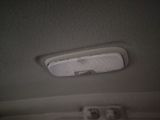 a ceiling speaker in the back of a car