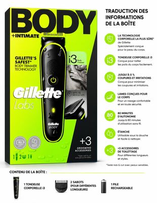 a box with a picture of an electric shaver in it