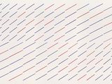 an image of a white sheet with red and blue lines on it