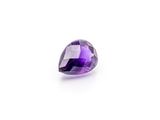 amethorate faceted heart cut gems