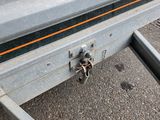 a close up of a trailer with a lock on it
