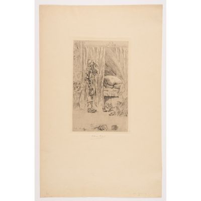Félicien ROPS (1833-1898) La Femme au trapèze - Ma Colonelle…