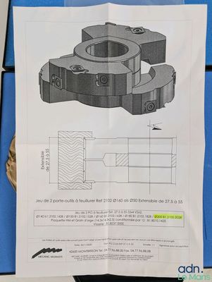 a piece of paper with a drawing of a machine on it