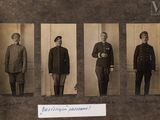 an old photo of a group of men in military uniforms