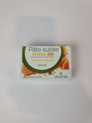 un savon « Patte Suisse » posé sur une surface blanche