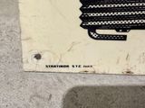 a picture of a sign on the wall that says stratton st c