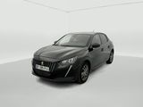 a black car in a white room with a white floor