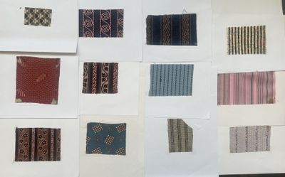 Réunion d'échantillons d'imprimés pour la mode, Alsace, seco…