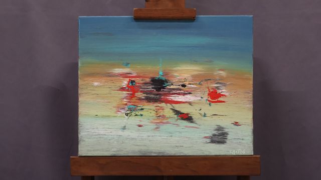 Bruno CANTAIS (né en 1966) « Rêve d’évasion ». Huile ou acrylique...