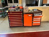 table marbre avec servantes garnies quincaillerie (photo 2)