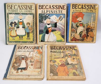quatre livres pour enfants sont alignés sur une surface blanche