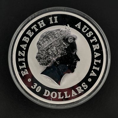 une image représentant une pièce d'argent à l'effigie de la reine Élisabeth