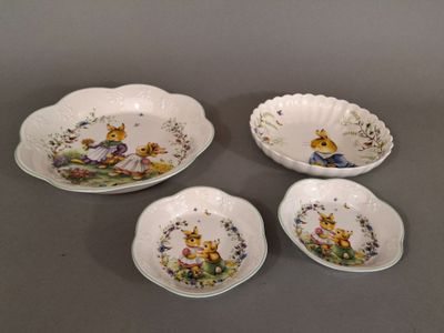 VILLEROY & BOCH 1748 : Lot en porcelaine à décor imprimé de …
