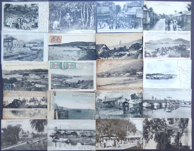 beaucoup de vieilles photos accrochées au mur