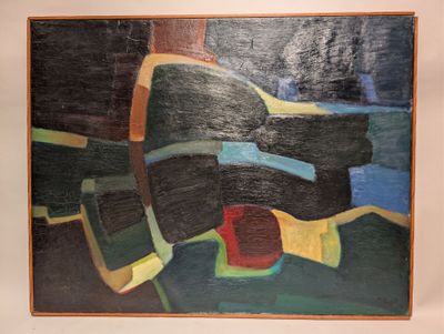 une image d'un tableau sur le mur d'une pièce