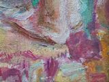 an image of a close up of a painting on a canvas
