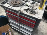 an image of a workbench with tools on top of it