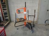 an image of a work bench in a garage