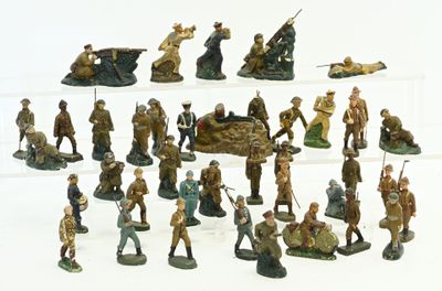 Ourso, RM, DC et divers, 40 soldats principalement en matière composit - Photo 1