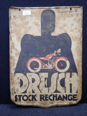 Panneau publicitaire en tôle « Dutch Stock Recharge » - publicité