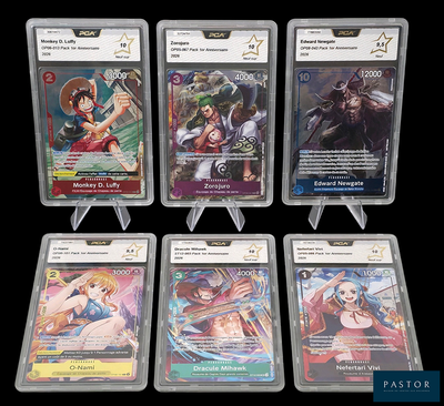 five cards in each of the four different styles of cards